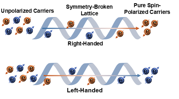 Symmetry-Broken Semiconductors for Spin-Optoelectronic Logic